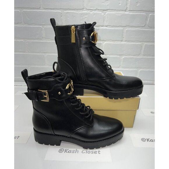 New Michael kors boots Kincaid Lace up boots - Black Various sizes available - Picture 6 of 8
